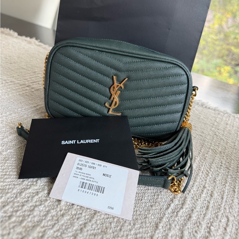 Saint Laurent Green Camera Mini Bag